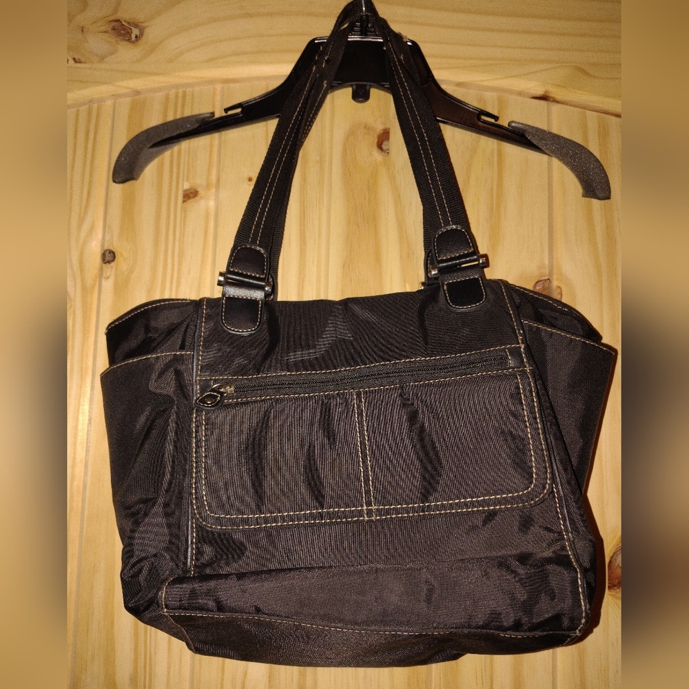 Liz Claiborne Vintage Black Nylon Women's Purse